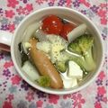 ぽぽきゅ's cooksnap of when they made 簡単☆和の朝食ウインナースープ.