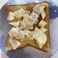 リヨウママ's cooksnap of when they made レンジで簡単！林檎のチーズクリームサンド.