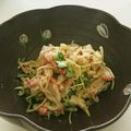 うきたかずひろ's cooksnap of when they made ほんのり柚子香るカニカマと貝割れのサラダ.