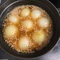 e.kinako's cooksnap of when they made 丸ごと新玉葱のあっさりそぼろ煮.