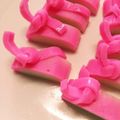 konakiti's cooksnap of when they made 結び蒲鉾◎簡単隙間埋め◎お弁当の彩りに。.