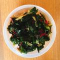 minmit's cooksnap of when they made 海藻サラダのとり皮ぽん酢.