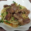maeとも's cooksnap of when they made 親子でぺロリ♪砂肝の和え物.