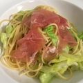 エディー＆ホッジ's cooksnap of when they made 最高に簡単な春キャベツのオリーブパスタ.
