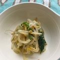 べクーべ's cooksnap of when they made ☆簡単！やみつき！もやしナムル☆.