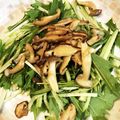 クックN40D7B☆'s cooksnap of when they made 水菜ときゅうりとしめじのサラダ.