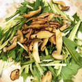クックN40D7B☆'s cooksnap of when they made 水菜ときゅうりとしめじのサラダ.