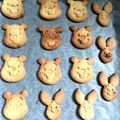 ピグレット✰'s cooksnap of when they made プーさんクッキー.
