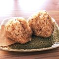 sou。's cooksnap of when they made 冷ご飯をフライパンでもち米風焼おにぎり*.