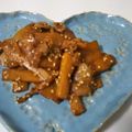 パパの手料理☆'s cooksnap of when they made 豚肉とメンマのピリ辛炒め.