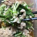 ☆ゆかぴぽ☆'s cooksnap of when they made 豚肉と水菜のレンジ蒸し*.