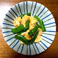 ようぷりん's cooksnap of when they made スナップえんどうのマヨ卵炒め.