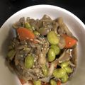 viekaie's cooksnap of when they made 舞茸＆枝豆*人参deお弁当のすきまおかず.