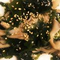 ＊にょにょん＊'s cooksnap of when they made 低カロリーな酢の物(ワカメ・まいたけ）.