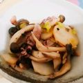 クックるん☆戦隊's cooksnap of when they made ホタルイカとじゃがいものにんにく炒め.