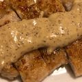 zipnzippy's cooksnap of when they made サラダチキン 肉料理に 粒マスマヨソース.