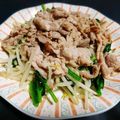 さぁち☆Cook's cooksnap of when they made 豚小間もやしほうれん草の炒め物.