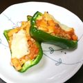 しょごす's cooksnap of when they made ケチャップ味で＊ピーマンの高野豆腐詰め.