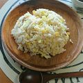 hiro★kuma's cooksnap of when they made ツナ、キャベツ、コーンの炒飯.