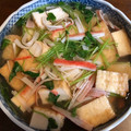 HikariNMY's cooksnap of when they made 簡単5分＊厚揚げと三つ葉の白だしさっと煮.