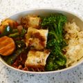 popopon399's cooksnap of when they made お弁当にも！ちくわの照り焼きハンバーグ☆.