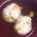 ほもさぴくろまによん's cooksnap of when they made 海老しんじょう椀.
