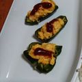 クック1KQXMN☆'s cooksnap of when they made ピーマンのふわふわ卵詰め.