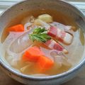 にゃんがす's cooksnap of when they made キャベツ＊玉ねぎ＊ベーコンのスープ.