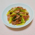 まあまま☆0403's cooksnap of when they made 長ねぎたっぷり♪豚肉炒め.