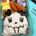 モチ好き過ぎて♪♪'s cooksnap of when they made キャラ弁　簡単　ハニーワークス　パンダ☆.