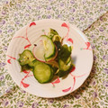 yesmama's cooksnap of when they made わかめときゅうりの酢の物.