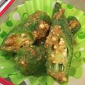 __puririn's cooksnap of when they made お弁当に！おくらの胡麻和え☆.