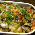 gracias05's cooksnap of when they made 味付けさば缶と厚揚げ茄子のチーズ焼き.