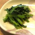 2hanabi's cooksnap of when they made ほうれん草のナムル！ピビンバにも♪.