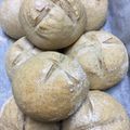 麦ティー's cooksnap of when they made ふんわり全粒粉ミニテーブルフランスパン.