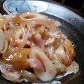 ちーぼぼ's cooksnap of when they made ベーコンとちくわでモヤシ煮☆紅ショウガも.