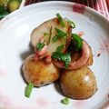 ＴＯＭＯＷＡＴ's cooksnap of when they made 新じゃがバターの塩辛炒め.
