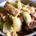 ruricom's cooksnap of when they made 白菜とウインナーの卵とじ.