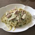 ☆りあパパ☆'s cooksnap of when they made 簡単♪絶品アボカドクリームカルボナーラ.