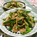 赤い電話's cooksnap of when they made 簡単時短!!もやしとニラの豚肉炒め.