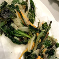 y_u♡'s cooksnap of when they made 行者にんにくと玉ねぎのかき揚げ.