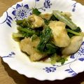 クック0KUZ46☆'s cooksnap of when they made 鶏むねとレタスとしめじの照り焼き.
