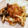プラハの街並み's cooksnap of when they made タラとしめじのピリ辛ケチャップ炒め.