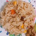 クックT5PT9M☆'s cooksnap of when they made 調味料不要♪ずぼらDE炊き込み御飯.