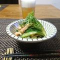 ダイナマイト漆黒's cooksnap of when they made きゅうりと薄揚げの梅ポン酢和え.