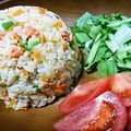 saya160616's cooksnap of when they made ランチに♪バタ~香る♪簡単鮭いりピラフ.