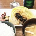 変態宇宙人's cooksnap of when they made 春キャベツとベーコンの蒸し焼き.