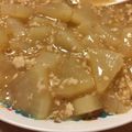 かなーさと's cooksnap of when they made 大根（冬瓜）の鶏そぼろ煮【保育園給食】.
