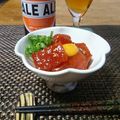 ダイナマイト漆黒's cooksnap of when they made お酒がススム♡まぐろユッケ♪.