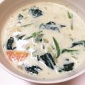 ぽぽりん's cooksnap of when they made きのことホウレン草のクリームスープ.